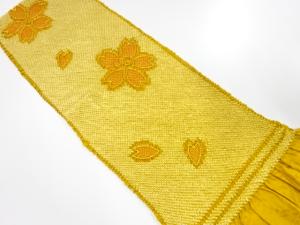 正絹　振袖用　絞り　帯揚げ